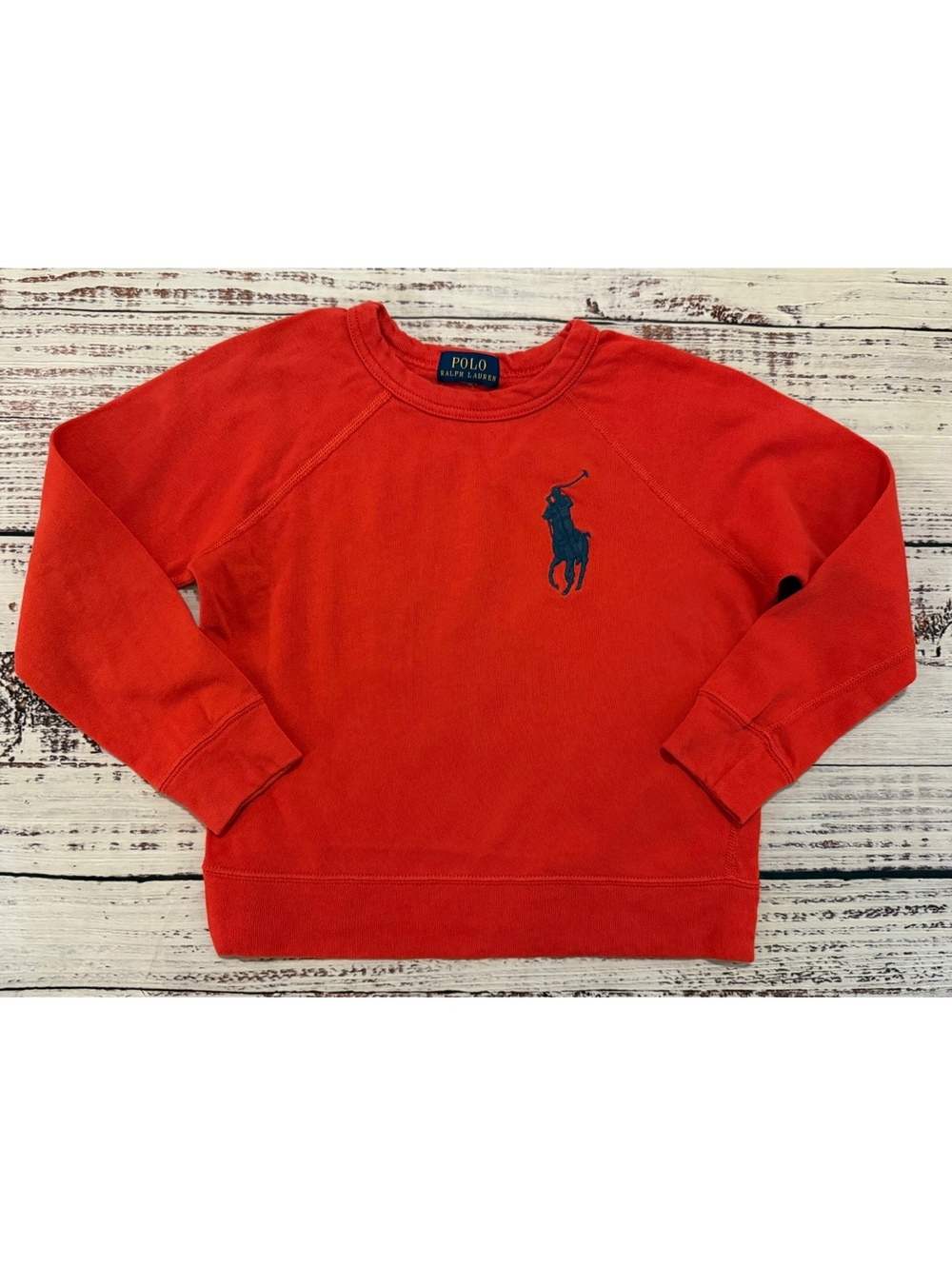Ralph Lauren Red Sweatshirt Girls size 6